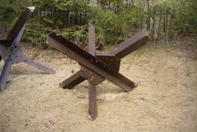 Steel "Hedgehog".  April, 2003
